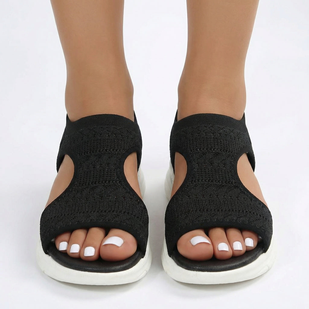 Women's Orthopaedic Sport Sandals Knit Slip On Summer