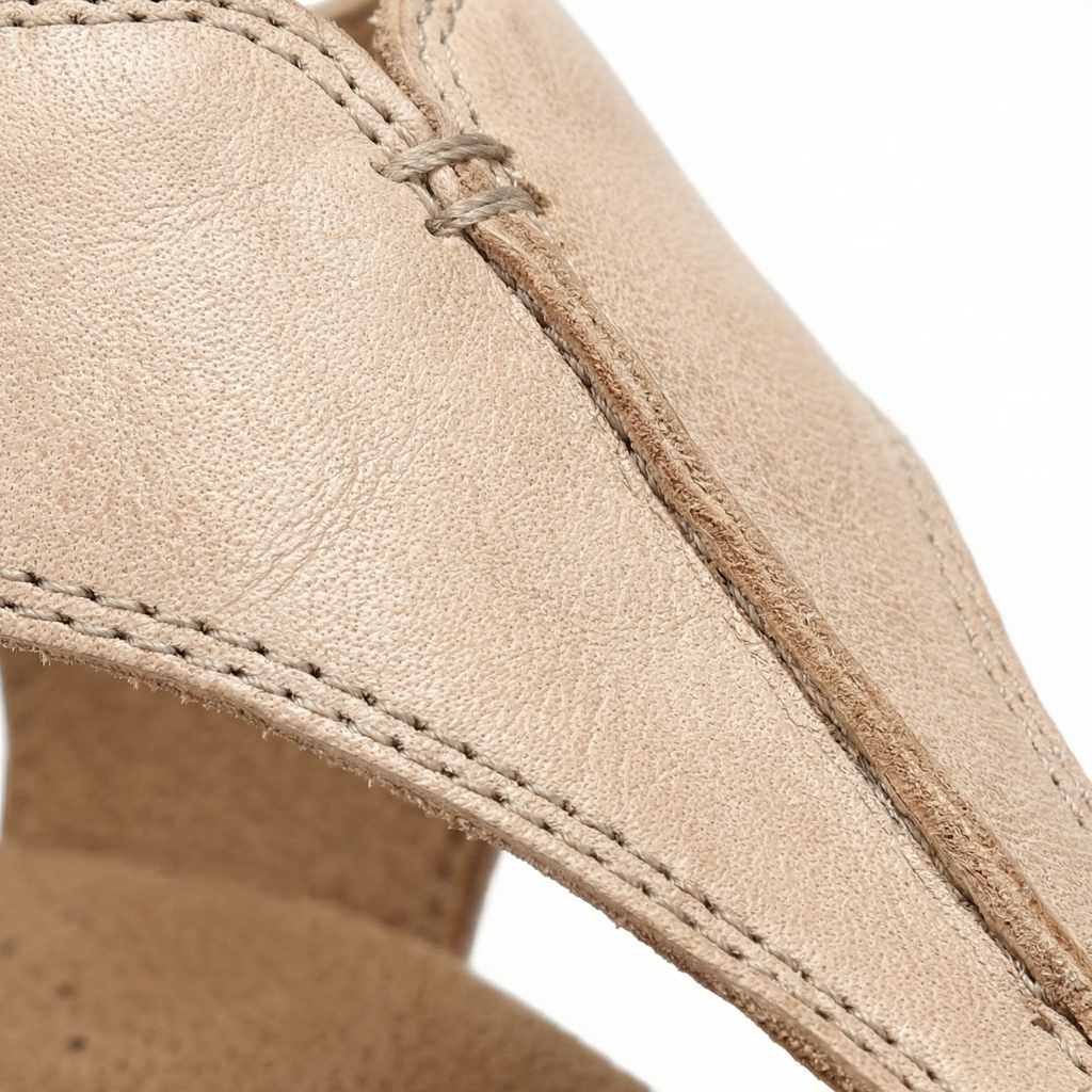 Premium Orthopaedic Vegan Leather Sandals Arch Support Footbed All Day Comfort