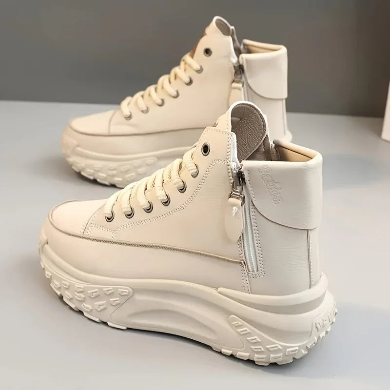 High Top Platform Sneakers Chunky Sole Statement Streetwear