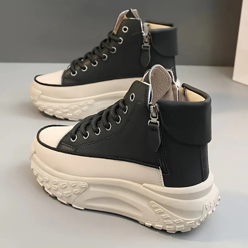 High Top Platform Sneakers Chunky Sole Statement Streetwear