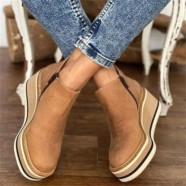 Women's Low Ankle Boots Versatile Elegant Everyday Comfort