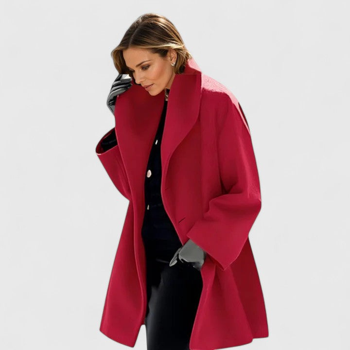 Bennett and Lowe Elorinda women's long-sleeve winter coat in classic style, shown in a warm, winter-ready design.