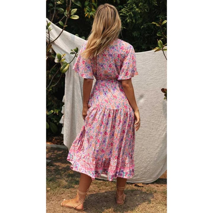Long Floral Dress Country
