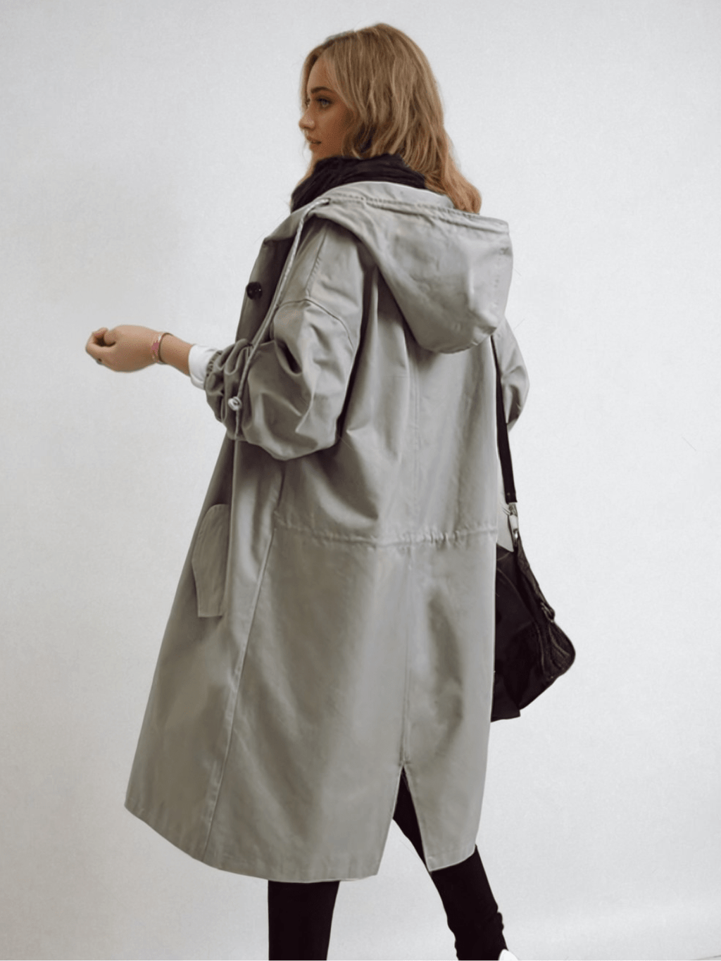 Water-repellent trench coat