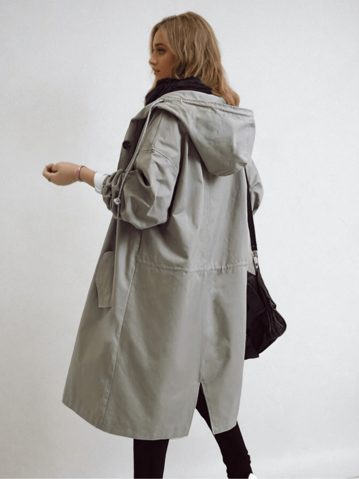 Water-repellent trench coat