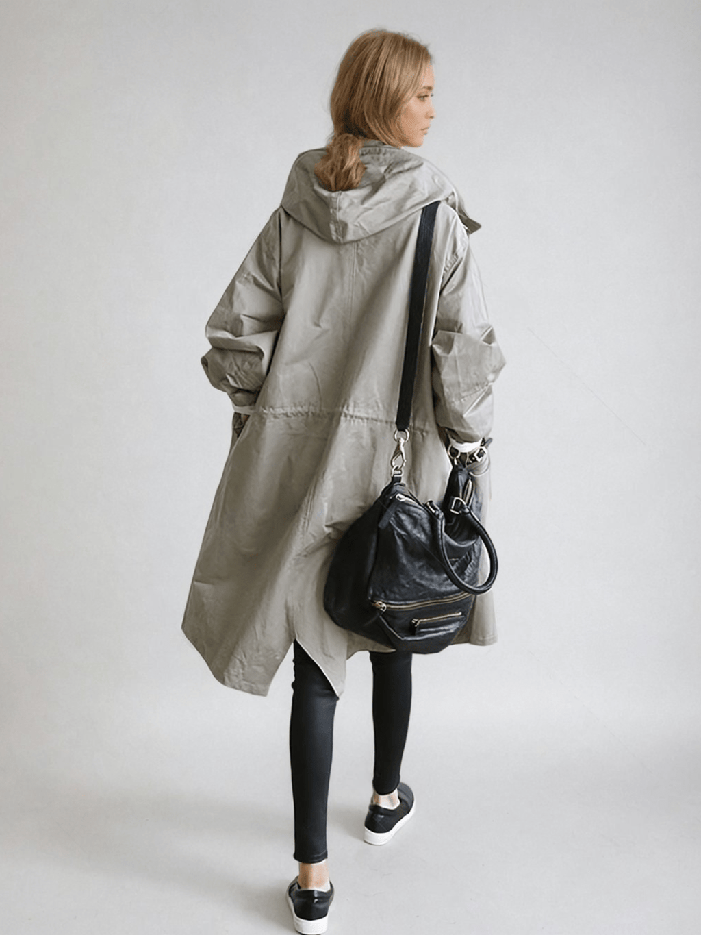 Water-repellent trench coat