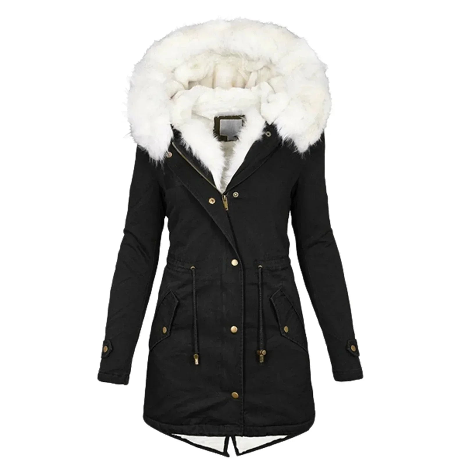 Long Lined Winter Coat Fashion Forward Modern Warm