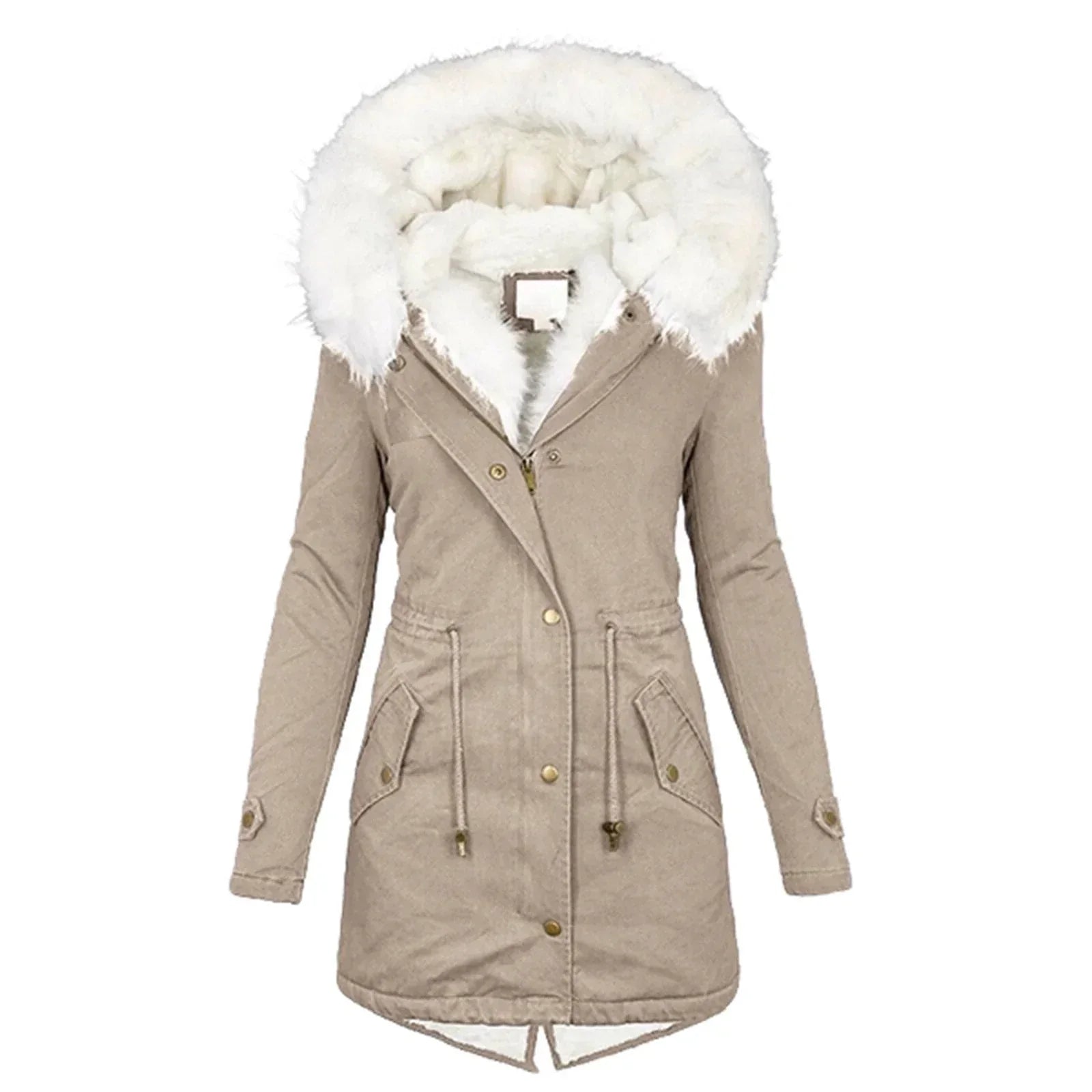 Long Lined Winter Coat Fashion Forward Modern Warm