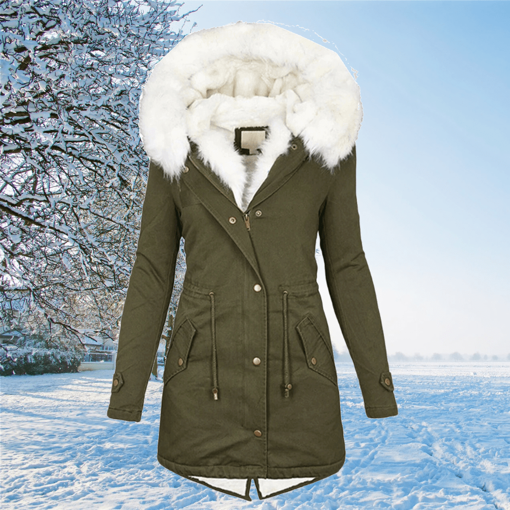 Women's Winter Jacket Padded Tailored Fit Warm Look