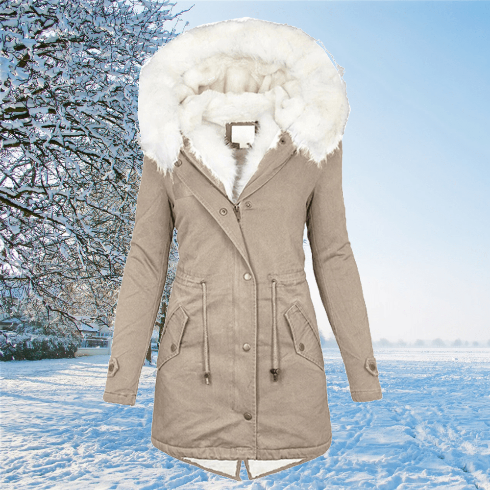 Women's Winter Jacket Padded Tailored Fit Warm Look