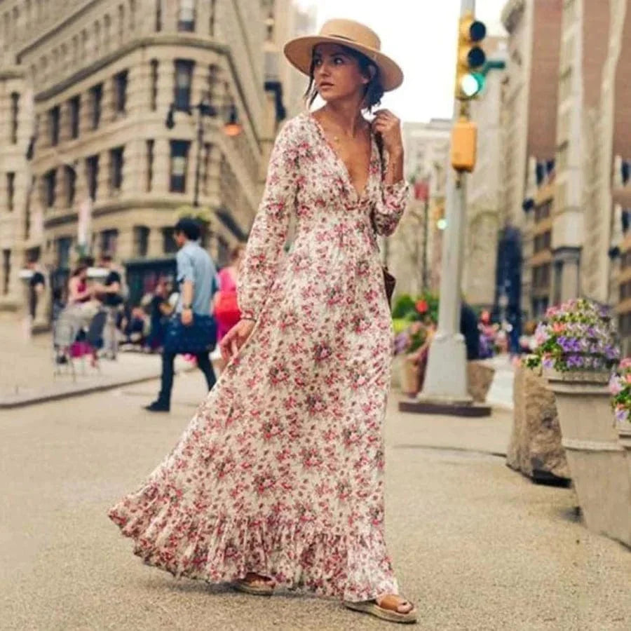 Floral Maxi Dress Summer