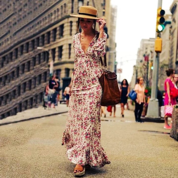 Floral Maxi Dress Summer