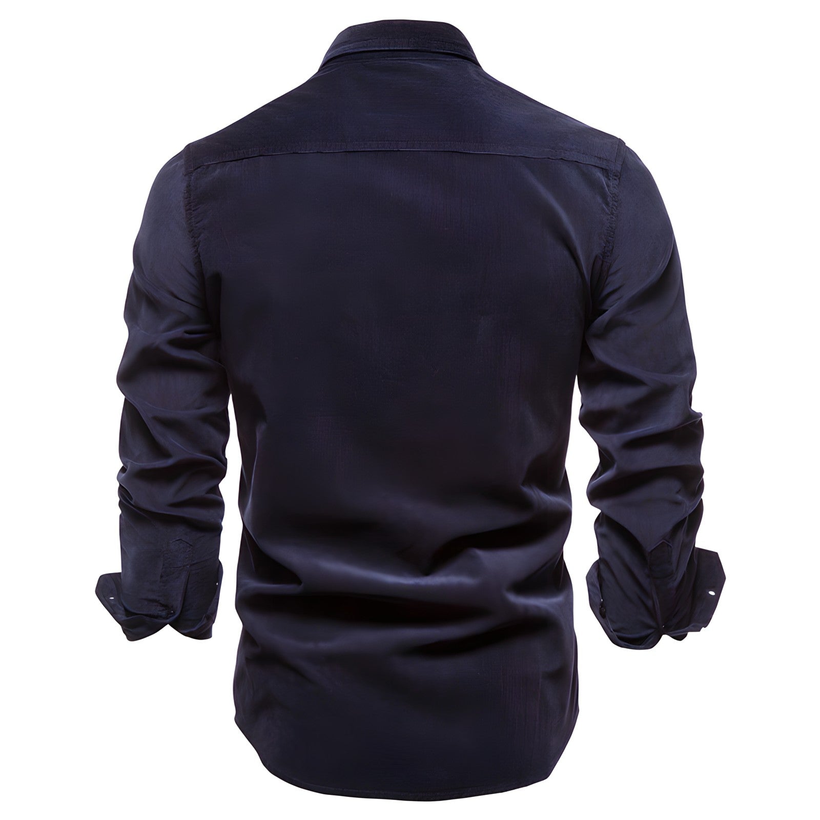 Men's Shirt With Long Sleeves And Chest Pockets