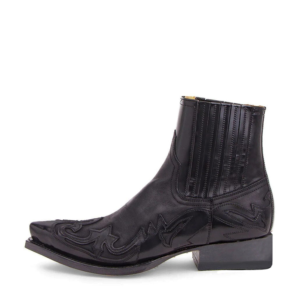Unisex Cowboy Boots Real Leather Embroidered Western Classic