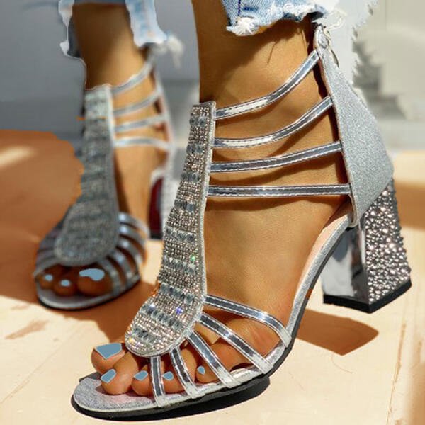 Cushioned Block Heel Sandals