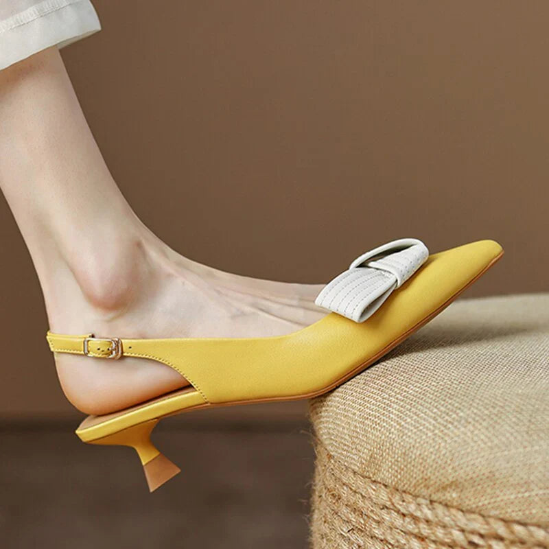 Slingback Pumps Pointed Toe Timeless Elegant Modern Twist