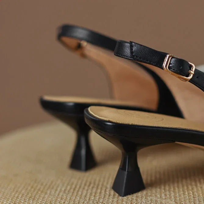 Slingback Pumps Pointed Toe Timeless Elegant Modern Twist