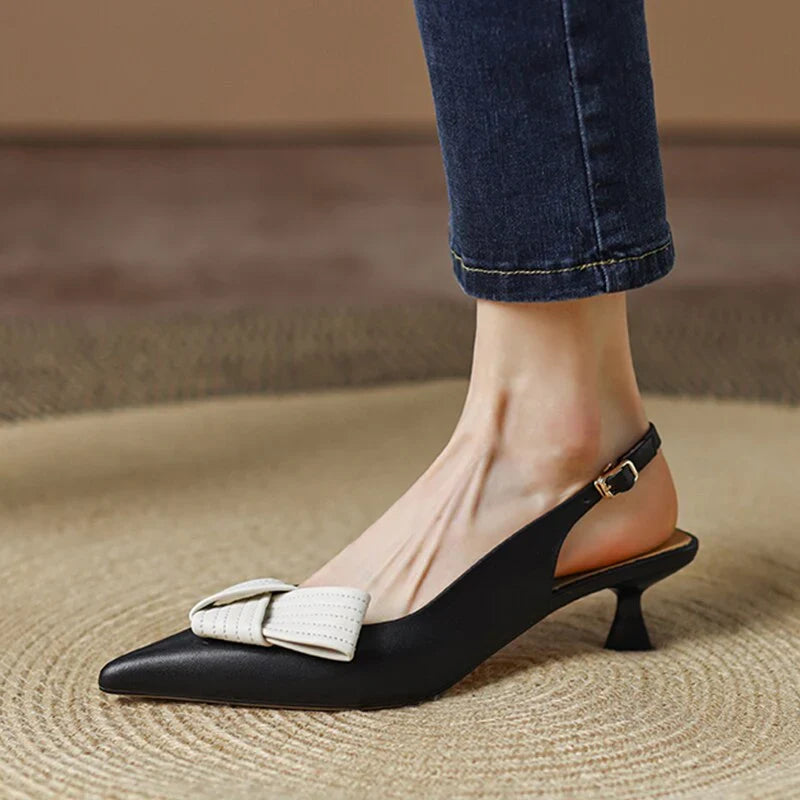 Slingback Pumps Pointed Toe Timeless Elegant Modern Twist