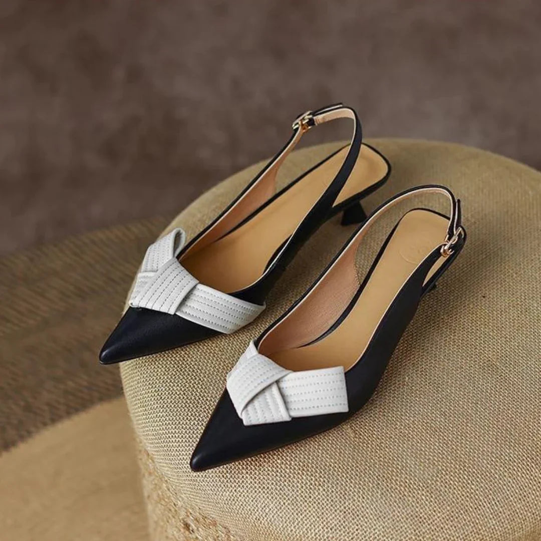 Slingback Pumps Pointed Toe Timeless Elegant Modern Twist