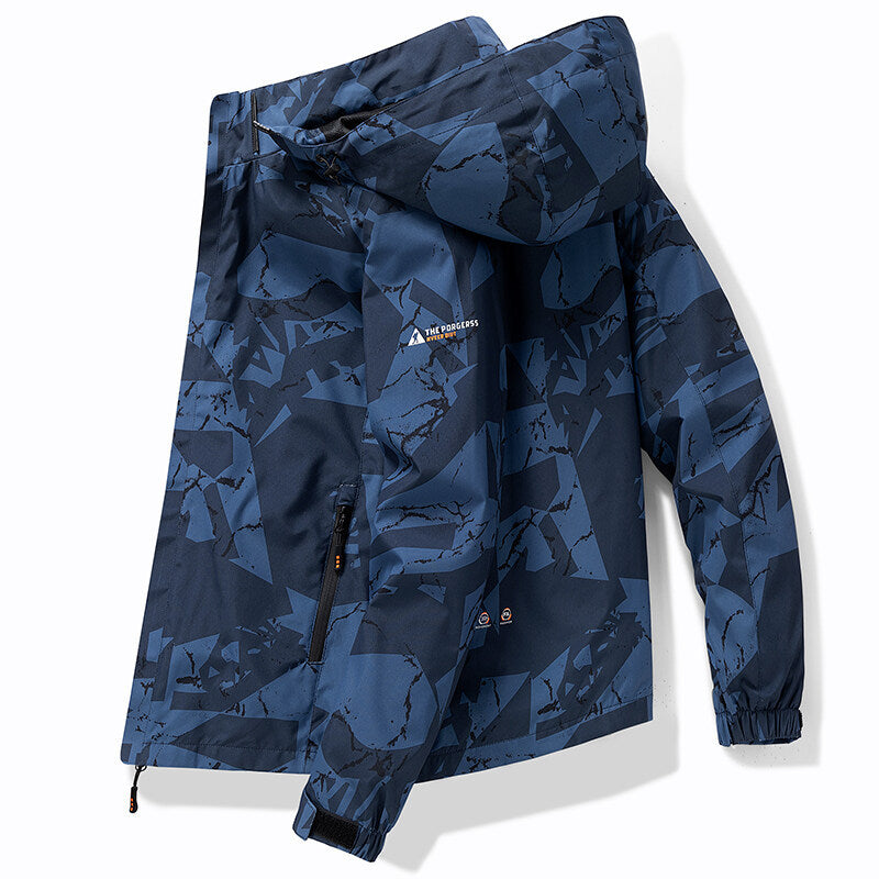 Men's Ski Jacket Hooded Sporty Design Winter Outerwear