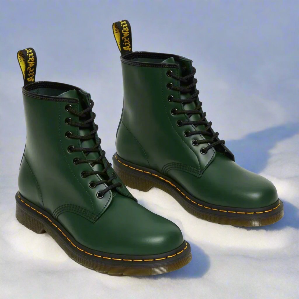 Faux Leather Ankle Boots Unisex Rugged Durable Timeless