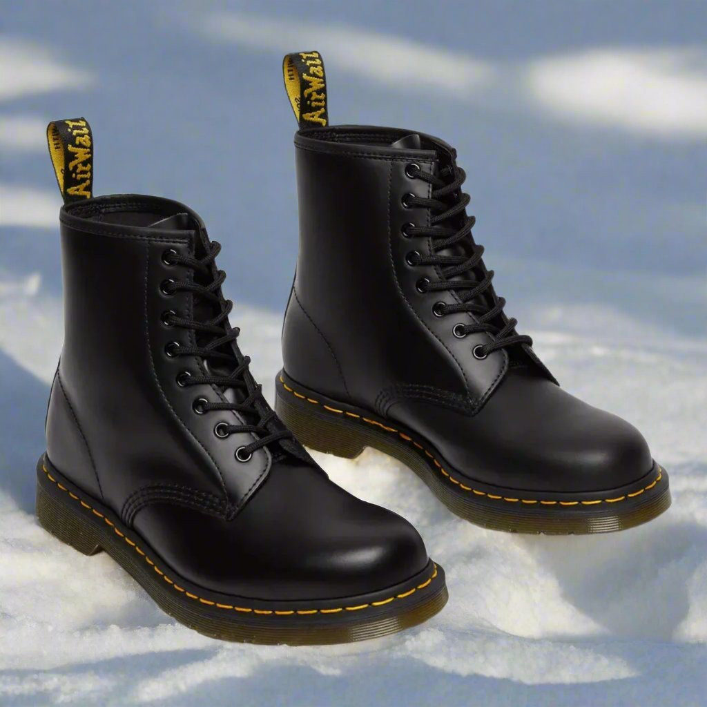 Faux Leather Ankle Boots Unisex Rugged Durable Timeless
