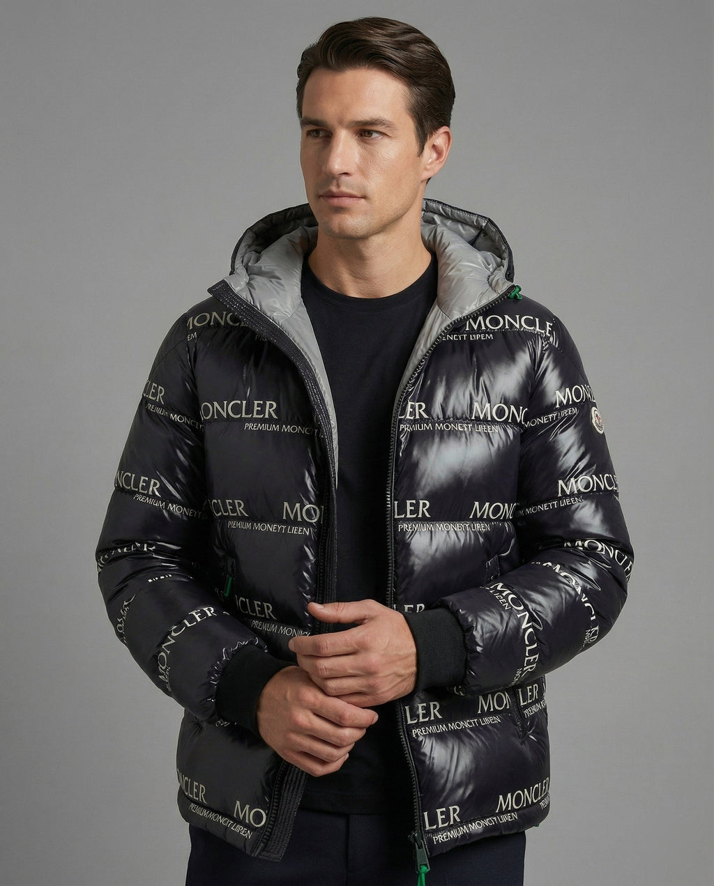 Men's High-Quality Winter Jacket with Hood & Versatile Design