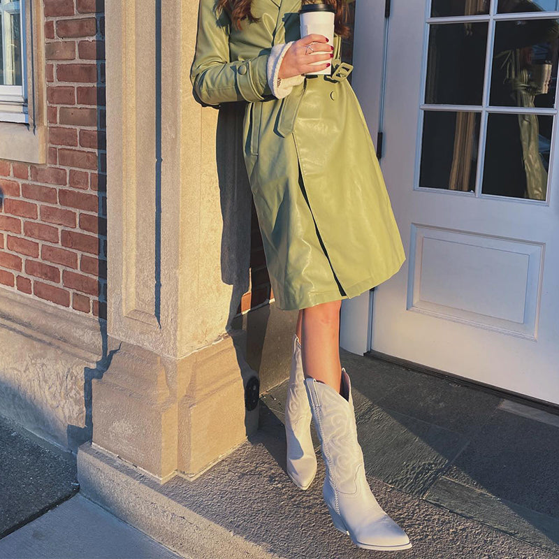 Metallic Cowboy Boots Western Statement Comfortable Fit