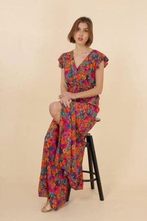 Boho Floral Maxi Dress