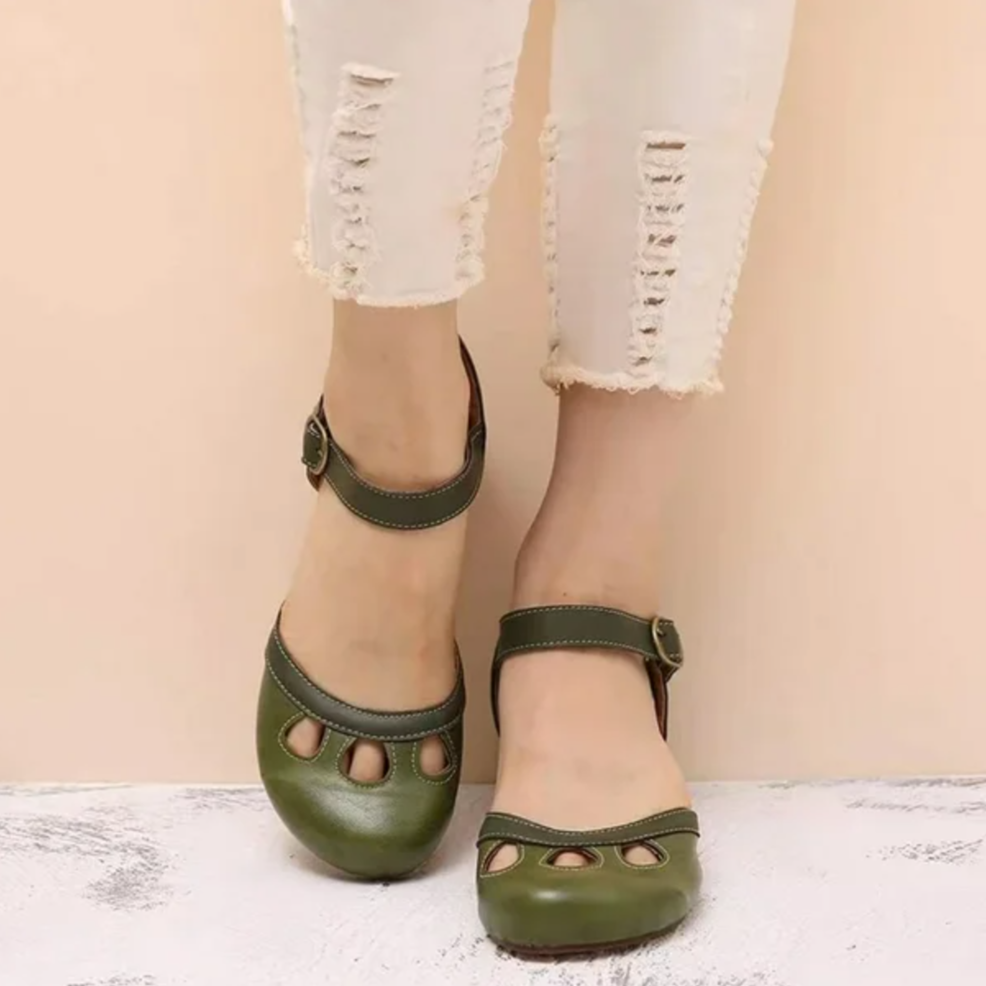 Orthopedic Low Heel Sandals