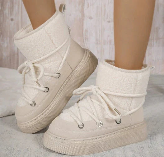 Snow Boots Lined Warm Winter Waterproof Cold Season