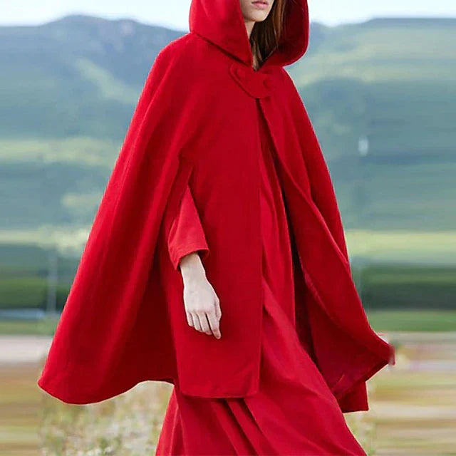 Women's Hooded Coat Short Vintage Style Occasion