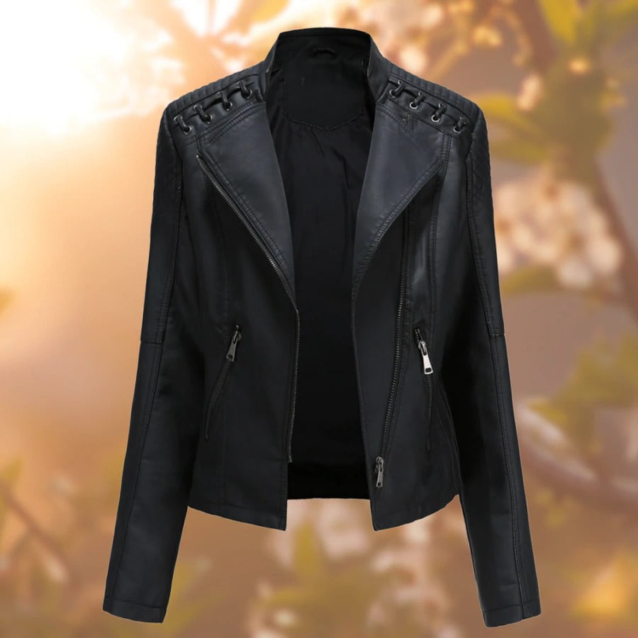 Women's Leather Jacket - Stylish & Durable