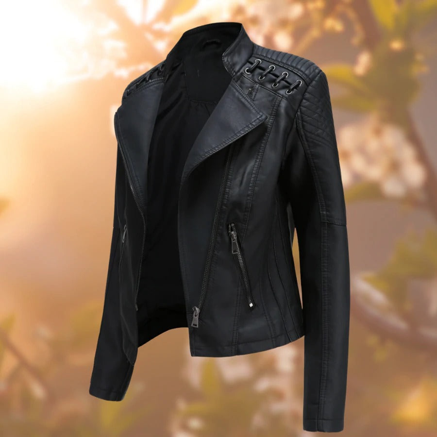 Women's Leather Jacket - Stylish & Durable