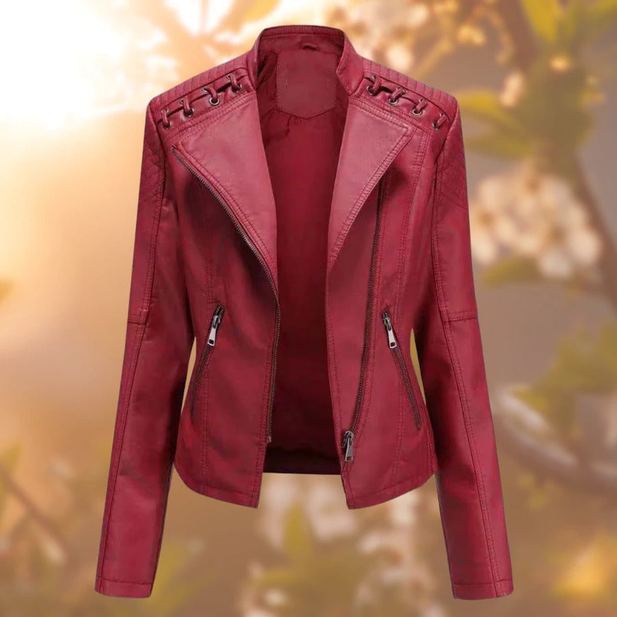 Women's Leather Jacket - Stylish & Durable