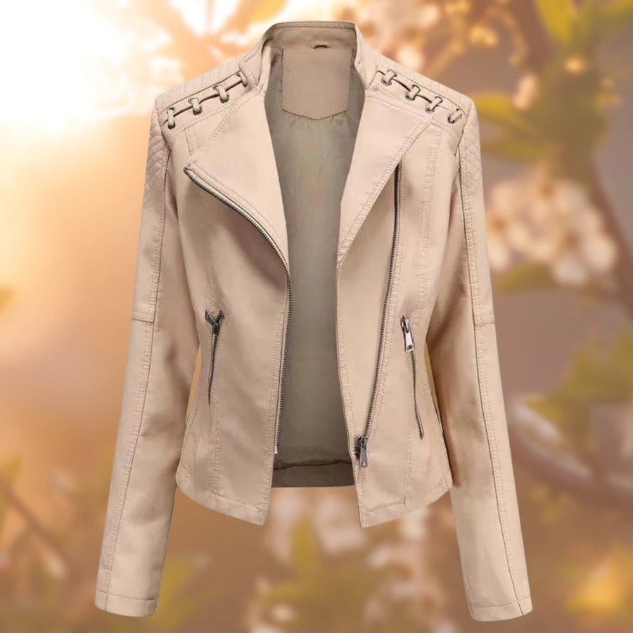 Women's Leather Jacket - Stylish & Durable