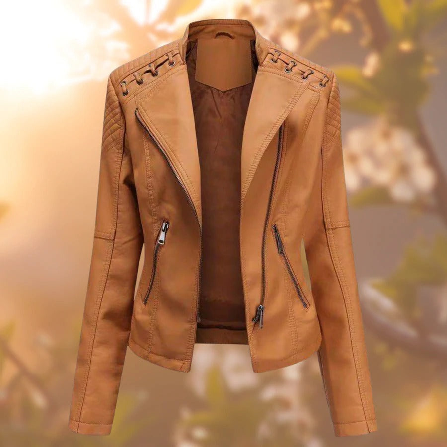 Women's Leather Jacket - Stylish & Durable