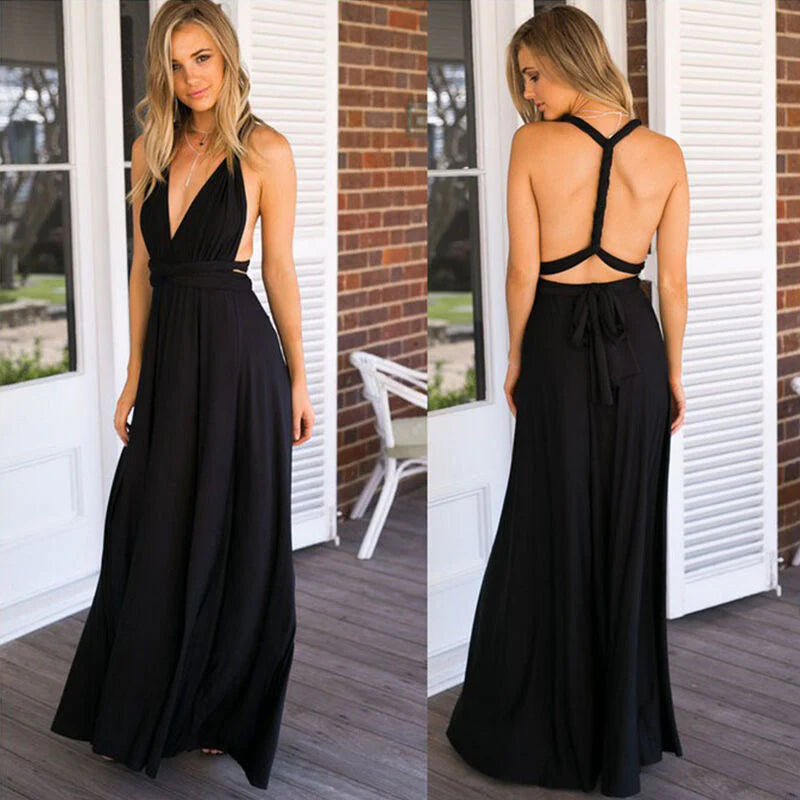 Women’s Maxi Multiway Infinity Dress Elegant Dress