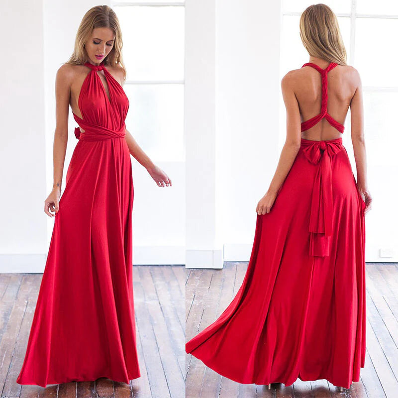 Women’s Maxi Multiway Infinity Dress Elegant Dress