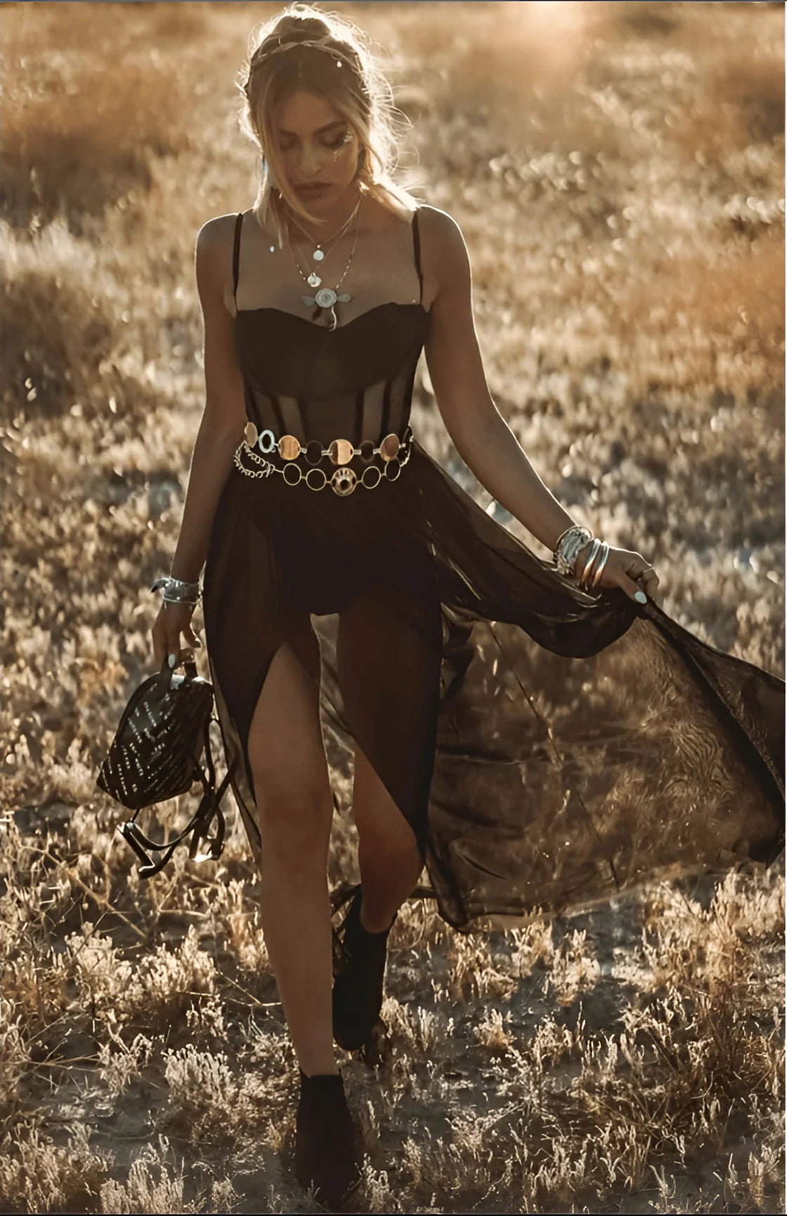 Women’s Bohemian Sheer Dress Chic & Versatile