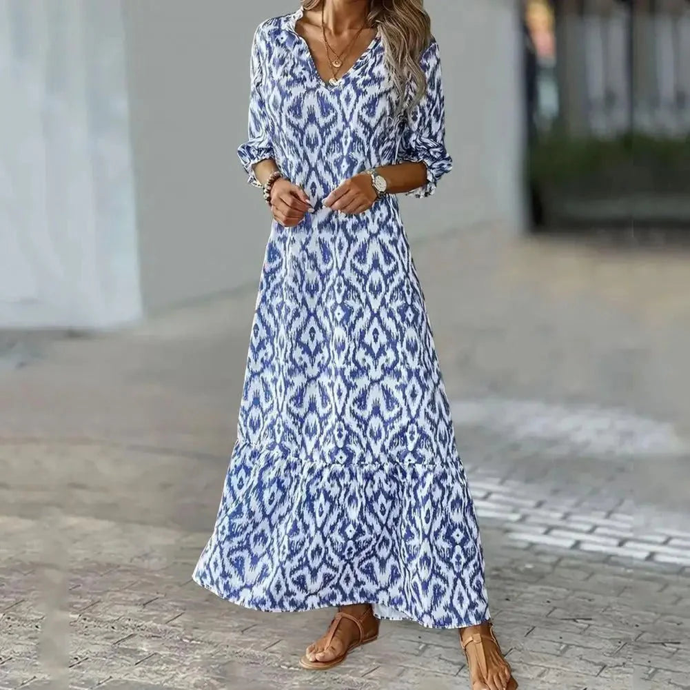 Relaxed Lightweight Flowy Summer Maxi Dress