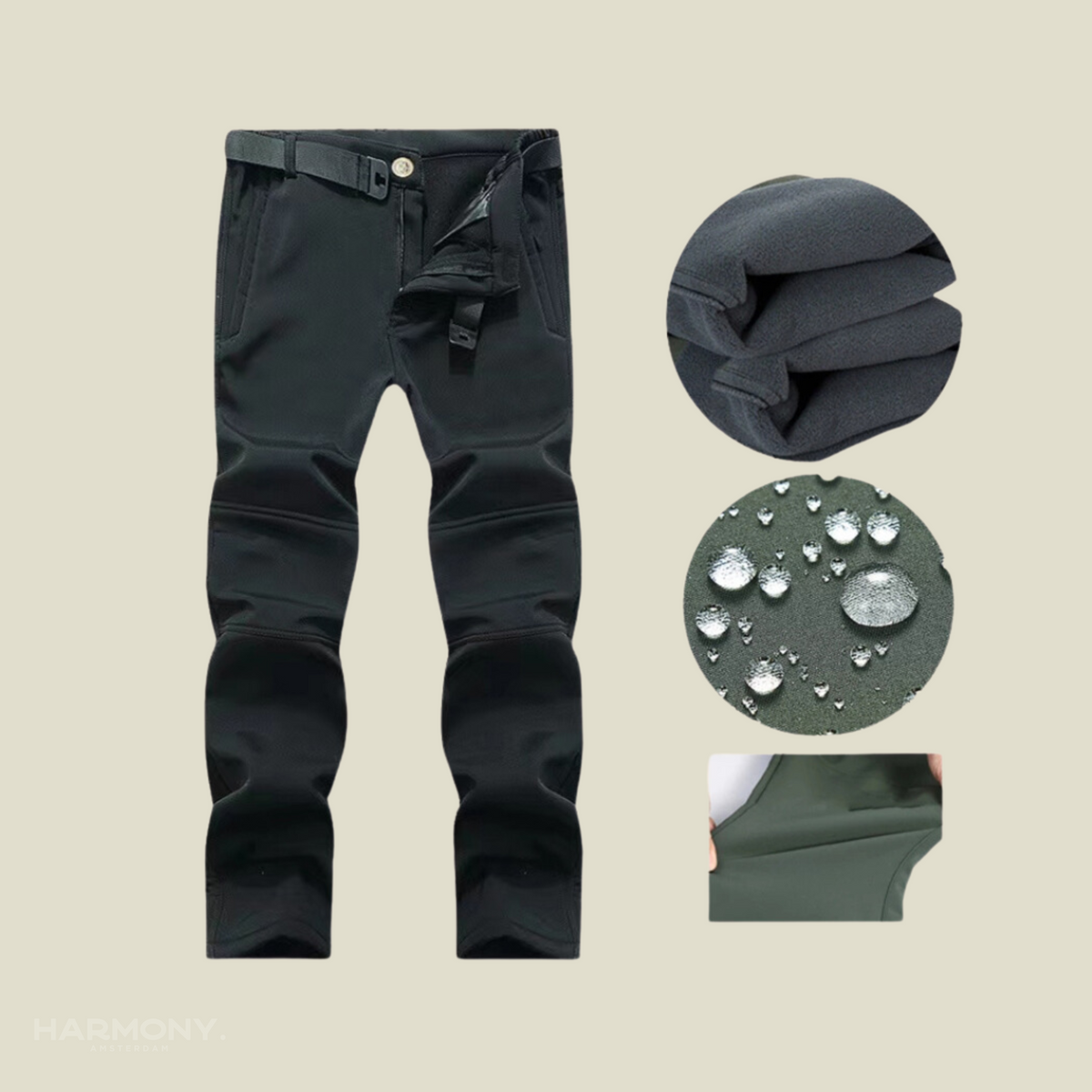 Men's Water Resistant Military Suit Set Fleece Jumper Warm